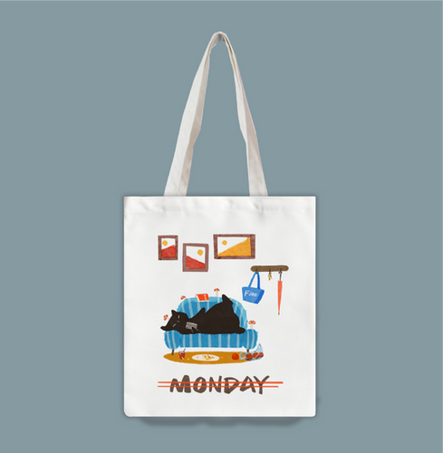 Mint My Desk Tote Bag