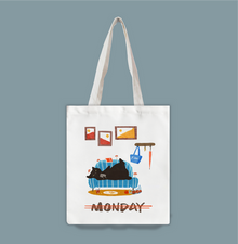 Mint My Desk Tote Bag