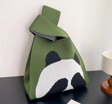 Panda Knitted bag