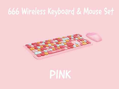 666 Wireless keyboard and Mouse Set