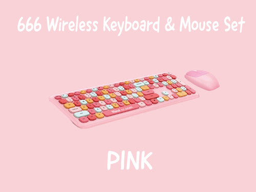 666 Wireless keyboard and Mouse Set