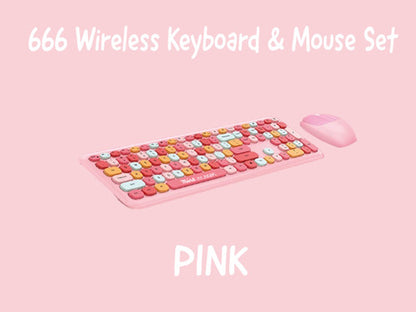 666 Wireless keyboard and Mouse Set
