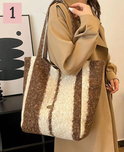 Woolly Tote Bag (2-way reversible bag)