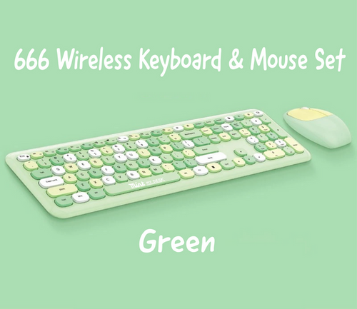 666 Wireless keyboard and Mouse Set