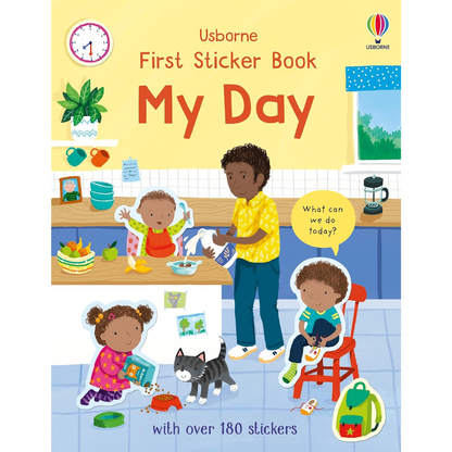 First Sticker Activity Book My Day (Paperback) by Holly Bathie Travel Toys