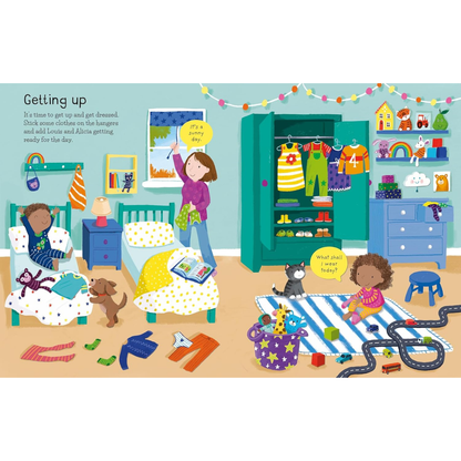 First Sticker Activity Book My Day (Paperback) by Holly Bathie Travel Toys