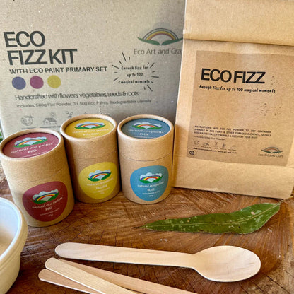 Eco Fizz and Paint Set by Eco Art and Craft Australia Art and craft for Kids Early Science STEM Toys Gift Ideas for 3yrs+