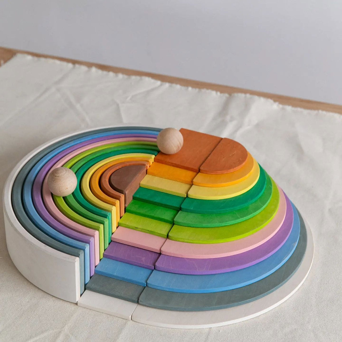 Wooden Semi Circle Four Seasons by Avdar Toys Waldorf Inspired Wooden Toys 3yrs+