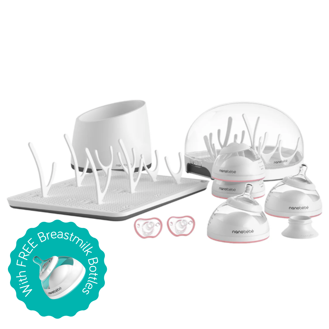 Newborn Gift Set Color Pink & Grey