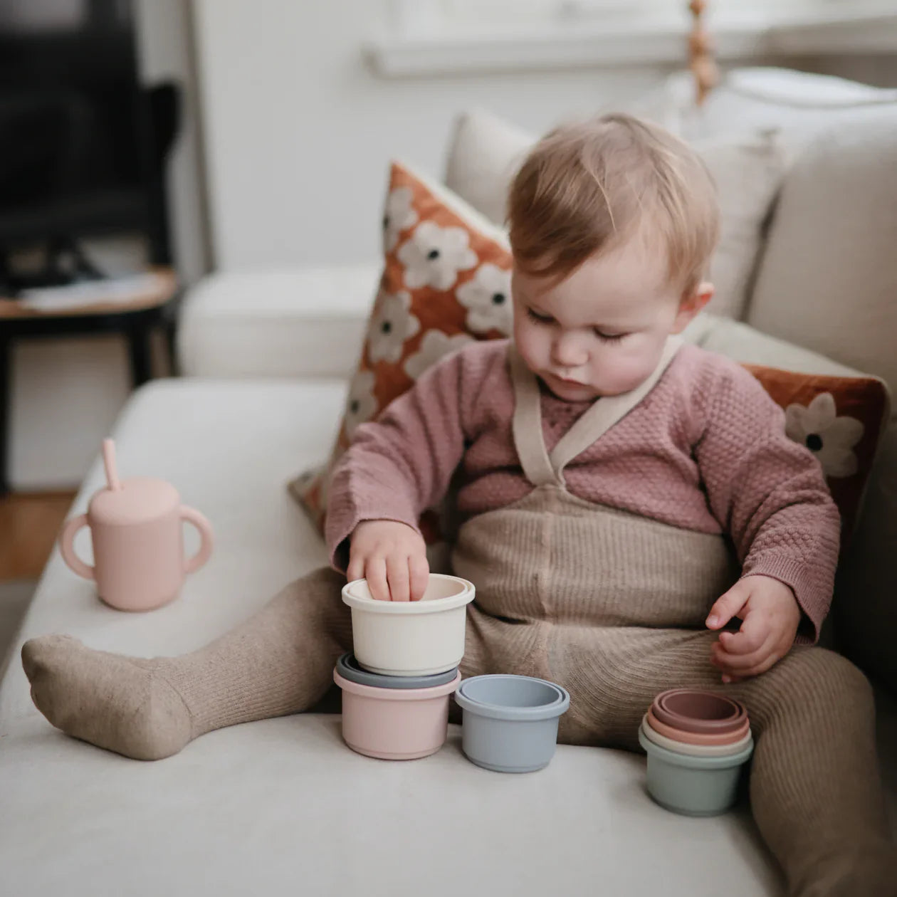 Mushie Stacking Cup Original Baby Toys Baby Toys 0m+