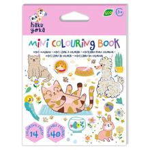 Haku Yoka Mini Colouring Book Pets Travel Toys Art and Craft for Kids Activity Book 3yrs+