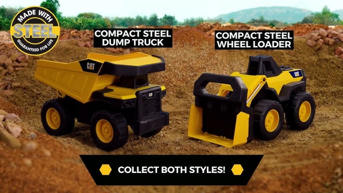 CAT Truck Toys XL Metal Sand Pit CATERPILLAR Steel Front Loader 40cm+ Toy Vehicles Best Seller 3yrs+