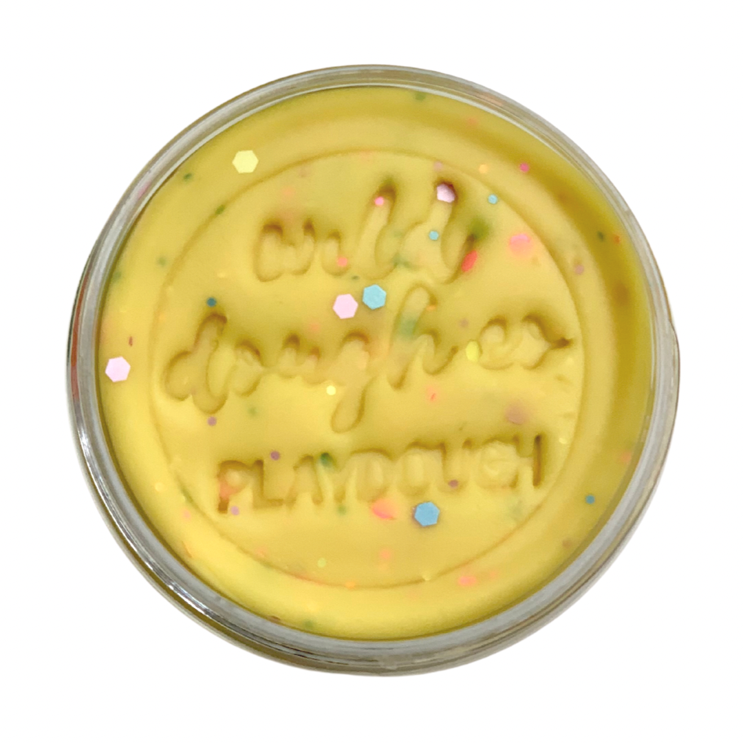 Wild Dough Sunshine Lollipop Yellow Playdough Lemon Scent 280gram Sensory Toys Art and Craft Best Seller 3yrs+
