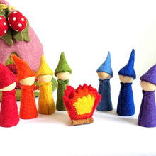 Papoose Felt Rainbow Gnomes Set of 7 Dollhouse Play Pretend & Imaginative Play Toys Best Seller 3yrs+