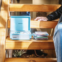 Crosley Cruiser Portable Retro CD Player with Stereo Bluetooth Speakers, FM Radio - Turqouise