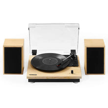 Crosley Brio Record Player Shelf System With Speakers - Natural