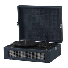 Crosley Voyager Bluetooth Portable Turntable + Gadhouse Vinyl Rack Bundle - Navy