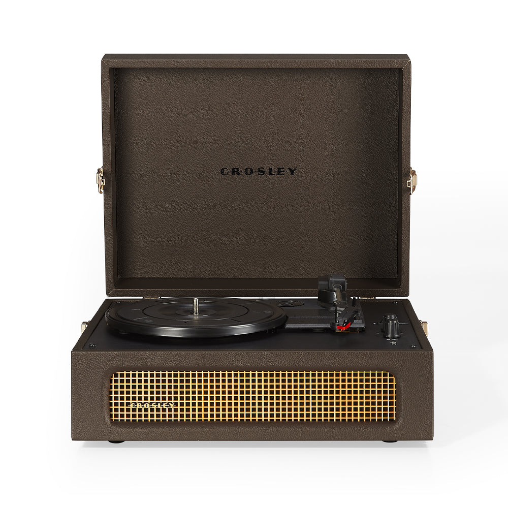 Voyager Bluetooth Portable Turntable - Cocoa