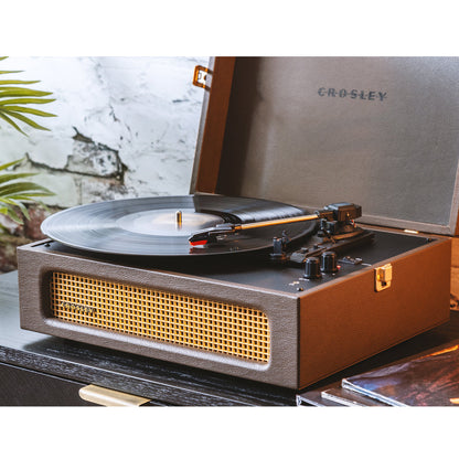 Voyager Bluetooth Portable Turntable - Cocoa