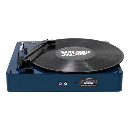 Gadhouse Brad MKII Record Player - Navy + Bundled Majority D40X Bluetooth Speakers