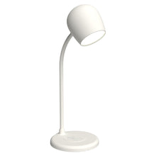 Ellie Lamp W/ Qi Charger And Bluetooth Speaker - White