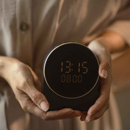 Kreafunk Ivy Alarm Clock W/ Bluetooth Speaker - Black