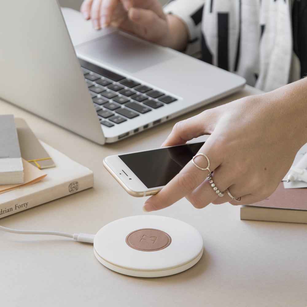 Kreafunk Wicharge 2 Wireless Qi Charger 15W - White