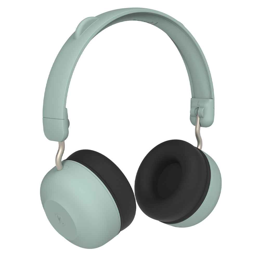 Kreafunk Kids Buzz Junior Bluetooth Headphones - Dusty Green