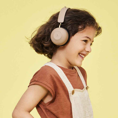Kreafunk Kids Buzz Junior Bluetooth Headphones - Ivory Sand