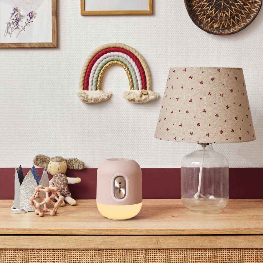 Kreafunk Kids Glowie Bluetooth Speaker W/ Light - Dusty Rose