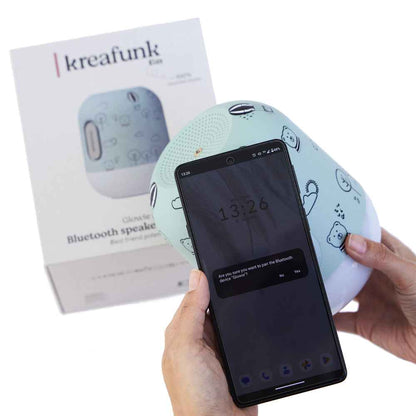 Kreafunk Kids Glowie Bluetooth Speaker W/ Light - Cloudy Blue