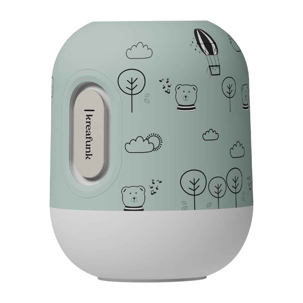 Kreafunk Kids Glowie Bluetooth Speaker W/ Light - Dusty Green