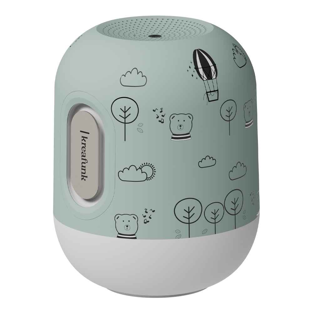 Kreafunk Kids Glowie Bluetooth Speaker W/ Light - Dusty Green
