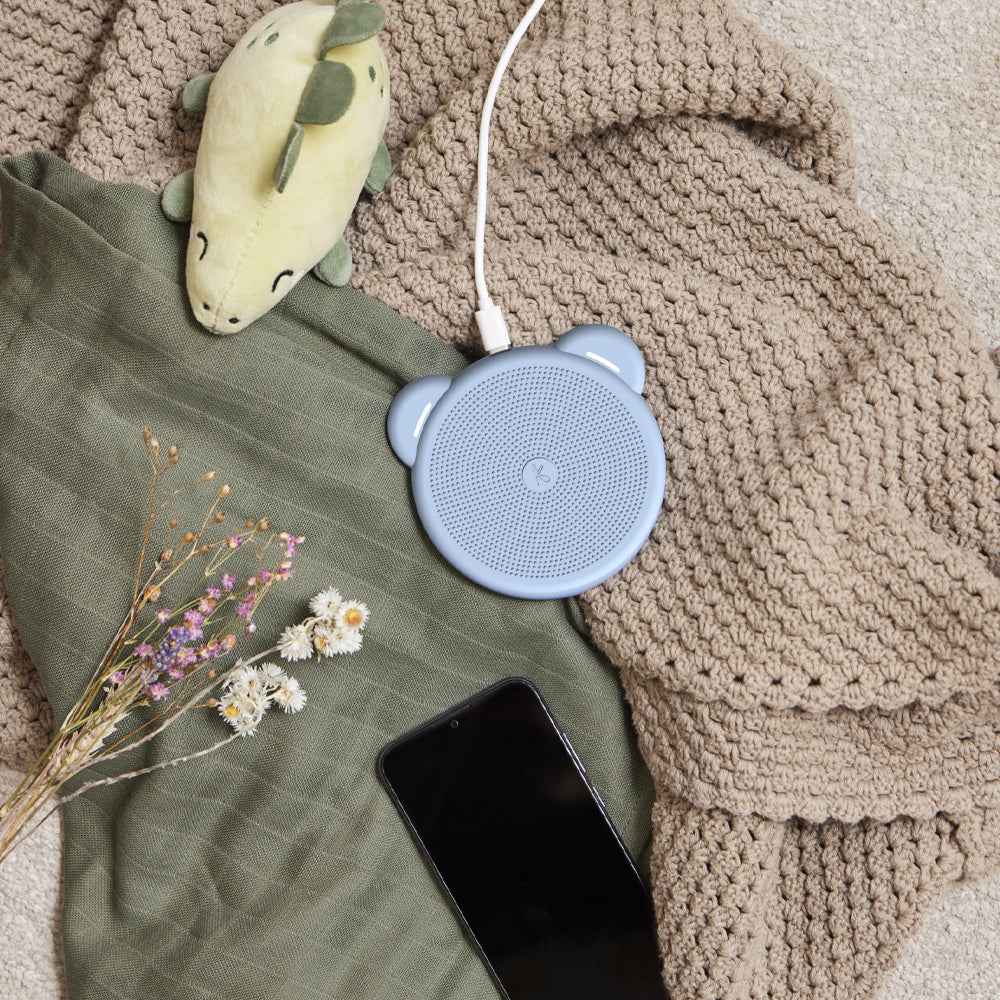 Kreafunk Kids Paddy Wireless Qi Charger 15W - Cloudy Blue