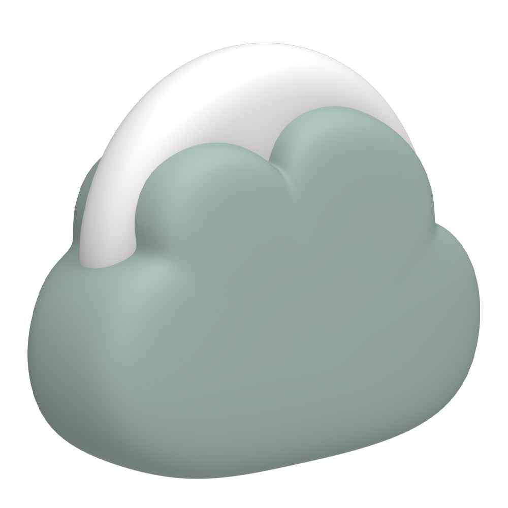 Kreafunk Kids Cloudy Lamp - Dusty Green