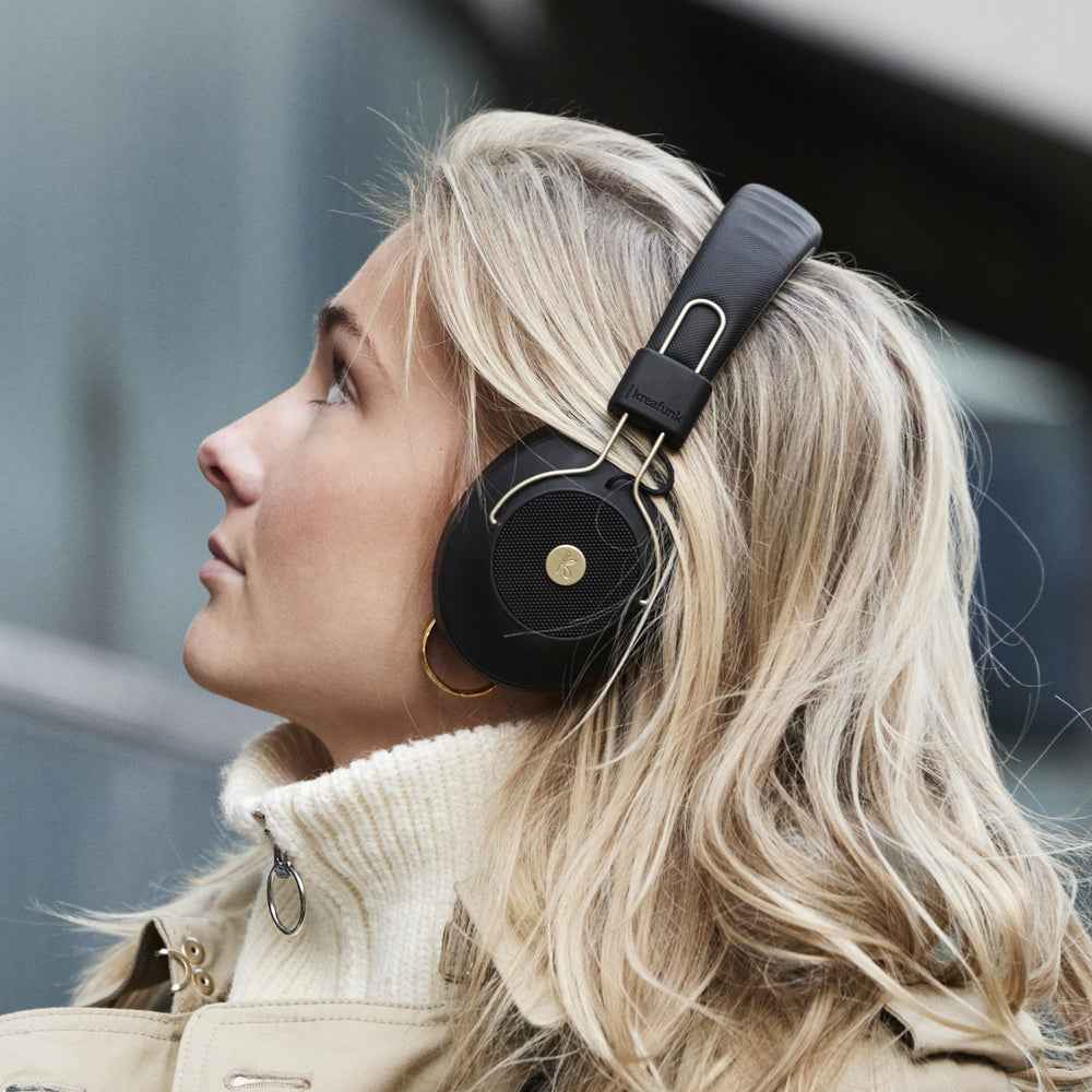 Kreafunk Abeat Qi Bluetooth Headphones W/ Anc - Black