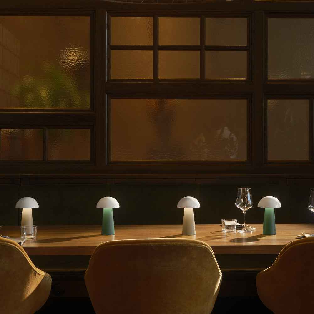 Kreafunk Bello Lamp, Portable And Rechargeable - Nordic Green