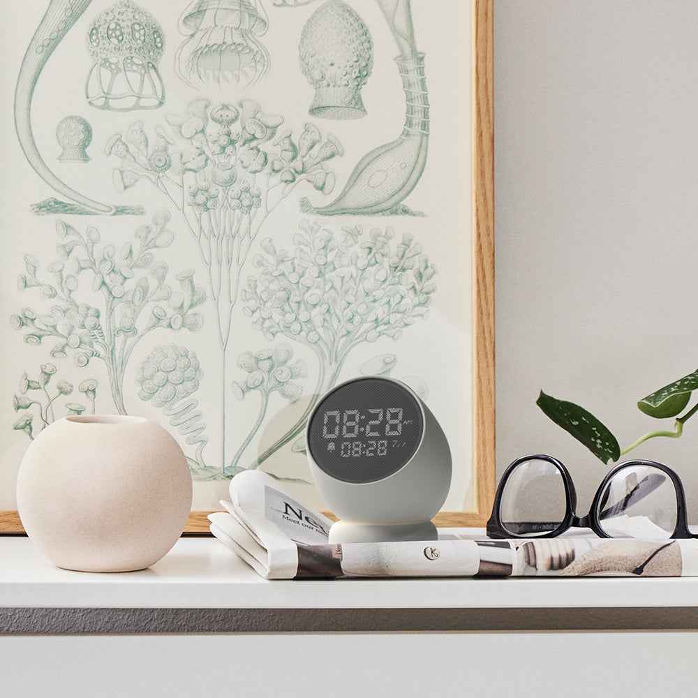 Kreafunk Bell Alarm Clock - White