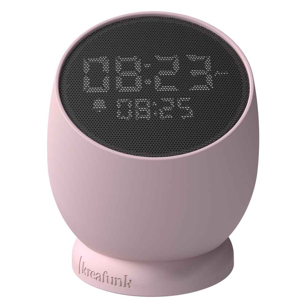 Kreafunk Bell Alarm Clock - Dusty Rose