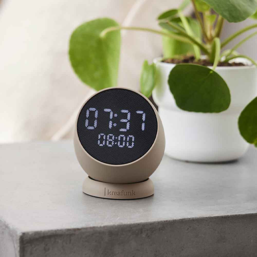 Kreafunk Bell Alarm Clock - Ivory Sand