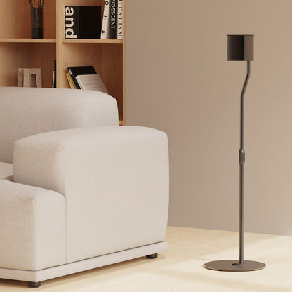 Kanto SLH Universal Height Adjustable Speaker Stands for Satellites up to 4.1 kg - Black, Pair