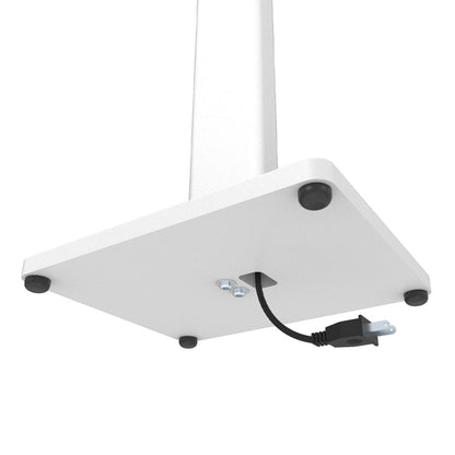 Kanto ST34W 34" Universal Bookshelf Speaker Floor Stand - White, Pair