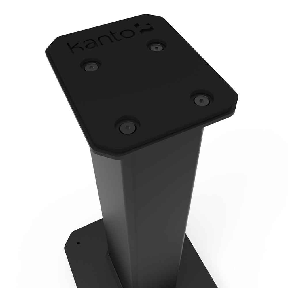 Kanto SX30 30" Tall Fillable Speaker Stands with Isolation Feet - Pair, Black