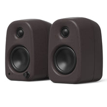 Kanto UKI 100W Desktop Speakers with Bluetooth, USB-C, Headphone out, Pumice (Speckled Brown), Pair