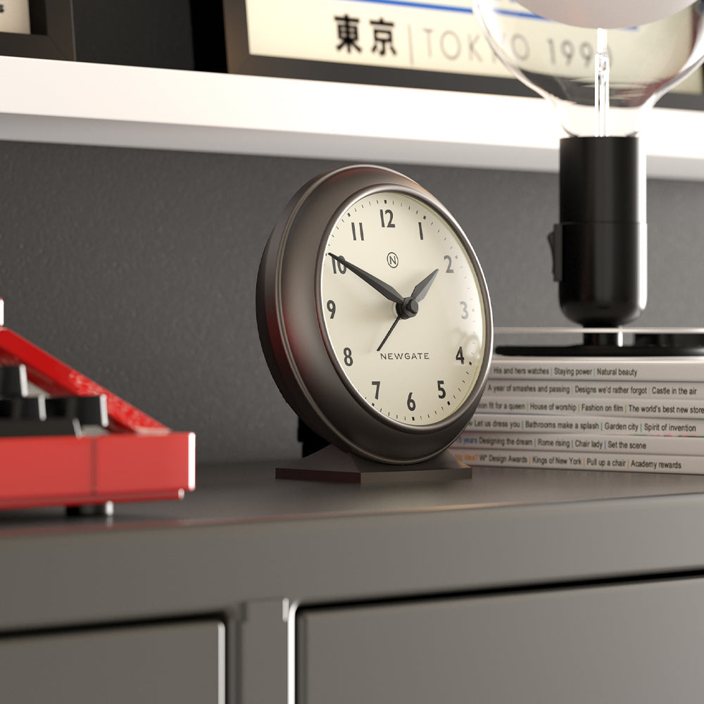 Newgate Pacific Mantel Clock-Graphite