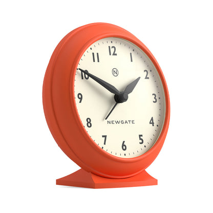 Newgate Pacific Mantel Clock-Pumpkin Orange