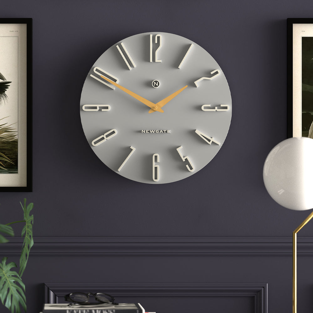 Newgate Empire State Wall Clock-Grey