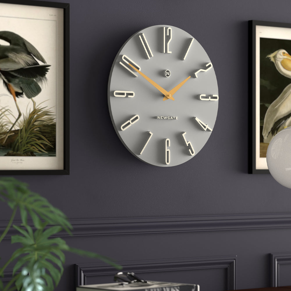 Newgate Empire State Wall Clock-Grey