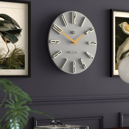 Newgate Empire State Wall Clock-Grey