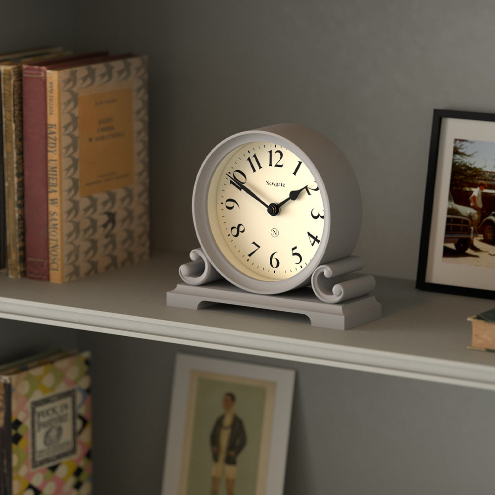 Newgate Divisadero Mantel Clock-Clock Grey